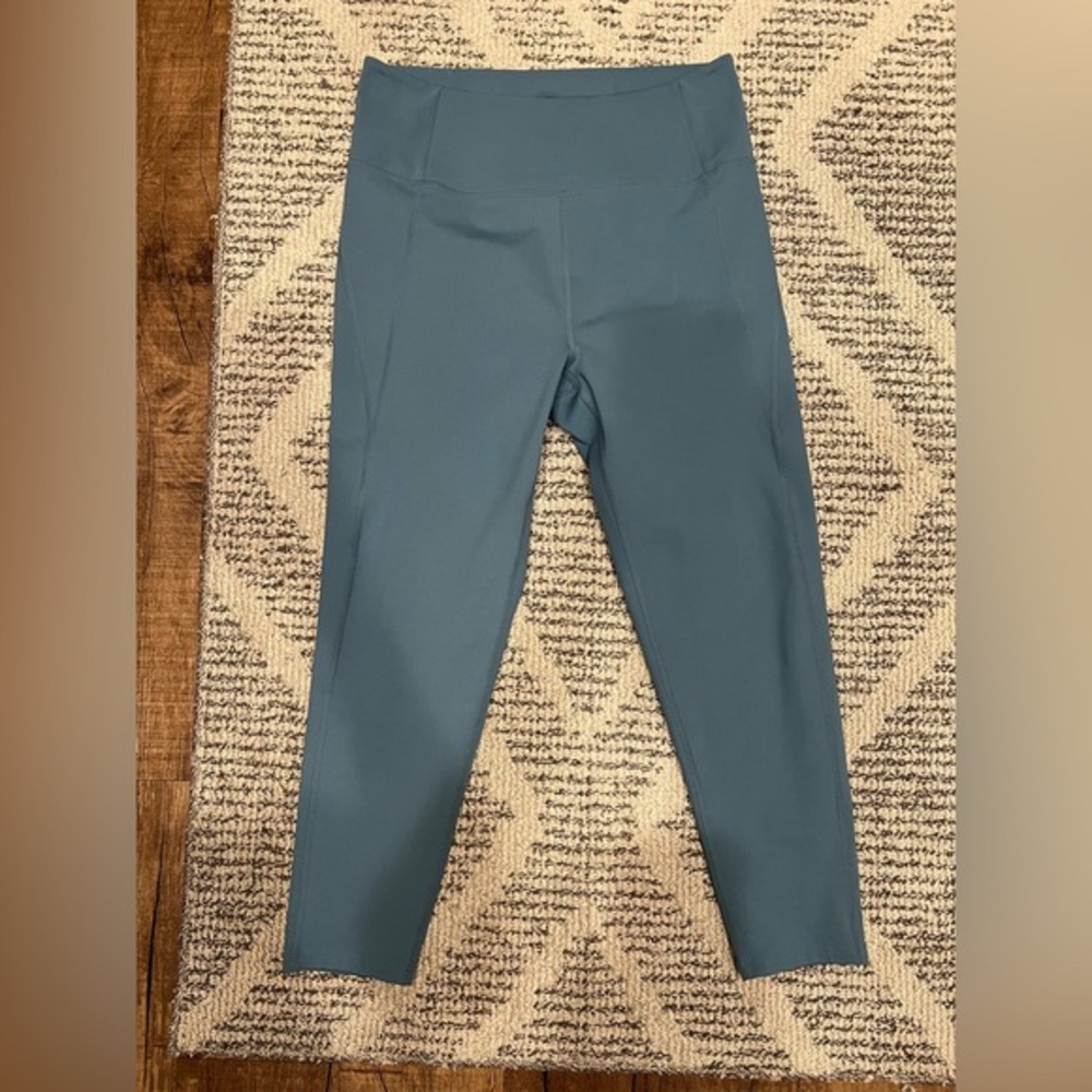 Girlfriend‎ Collective Blue Leggings Activewear Yoga